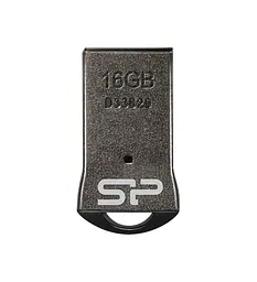 Флеш-накопичувач Silicon Power USB 16G usb2.0 Touch T01 Black (SP016GBUF2T01V1K)