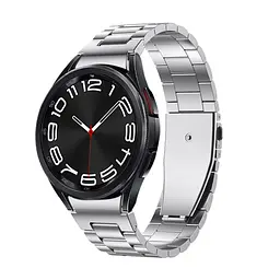 Ремінець сталевий класичний для BeWatch Samsung Galaxy Watch 7 Сріблястий (1120405.1) - мініатюра 2