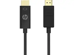 Кабель HP DisplayPort to HDMI 1m Black (DHC-DP04-01M)