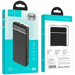 Додаткова батарея Hoco J59 Famous (10000mAh) Black - мініатюра 2