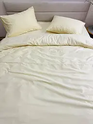 Комплект наволочок Ecotton 50х70 см 2 шт світло-жовтого кольору Cream yellow (25314) - мініатюра 5
