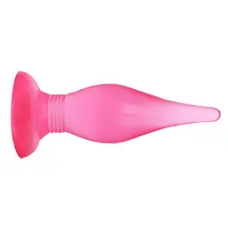 Анальна пробка Baile Butt Plug 13.8 см (рожевий) - мініатюра 3