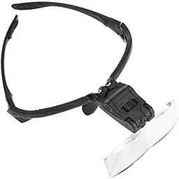 Лупа-очки бінокулярна з Led-підсвіткою, 1X 1,5X 2X 2,5X 3,5Х Magnifier 9892B
