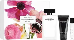 Набір Narciso Rodriguez For Her Pure Musc: EDP 100 мл + EDP 10 мл + b/lot 50 мл - мініатюра 2