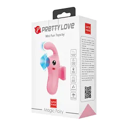 Вакуумний стимулятор клітора з вібрацією Pretty Love Magic Fairy рожевий - мініатюра 7