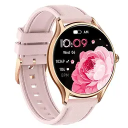 Жіночий розумний наручний годинник Smart Milano Gold Rubber 2 ремінці - мініатюра 2