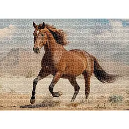 Пазли тришарові Interdruk Horses 2, 1000 шт. (384973) - мініатюра 4