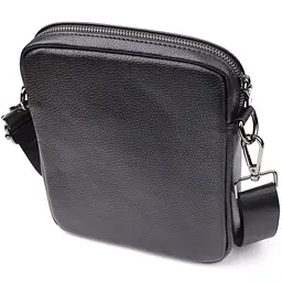 Компактна чоловіча сумка на плече з натуральної шкіри Vintage 18х21,5х4 см sum0027490 - мініатюра 2