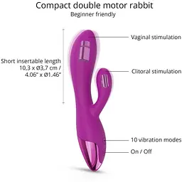 Вібратор-кролик Love To Love Funky Bunny Sweet Orchid - мініатюра 2