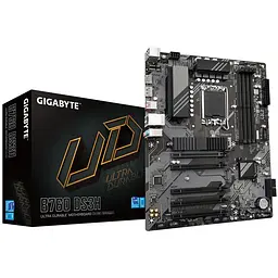 Материнська плата Gigabyte B760 DS3H (B760 DS3H) (Socket 1700, Intel B760, ATX) Б/в - мініатюра 4