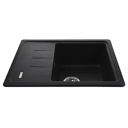 Гранітна мийка Globus Lux MONO графіт 620х435мм-А0001 - мініатюра 5