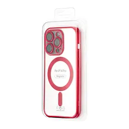 Чохол Ductil Metallic Edge with MagSafe (Protected Camera & Lens) iPhone 14 Pro Red - мініатюра 2