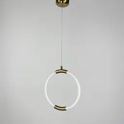 Дизайнерський латунний підвіс круг з гнучкою LED стрічкою Line.F Mj 60/1 - мініатюра 3