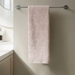 Рушник для ванної кімнати 50x90 см бавовняний ліловий Colorful Home - мініатюра 2