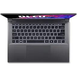 Ноутбук Acer Swift X 14 OLED SFX14-72G-5043 з процесором Intel Core Ultra 5 125H pana la 4.5GHz, 14.5'', 2.8K OLED 120Hz, 16GB LPDDR5X RAM, 1TB SSD, NVID Home, Steel сірий - мініатюра 7