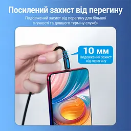 Кабель Vention COVBF USB-C - Micro-USB 1 м чорний (COVBF) - мініатюра 10