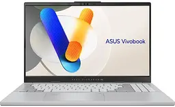 Ноутбук ASUS Vivobook Pro 15 N6506MU-MA029 15.6' 2.8K OLED, Intel Ultra 7 155H, 16GB, F1TB, NVD4050-6, NoOS, Сріблястий (90NB12Z2-M00120)