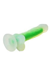 Фалоімітатор Radiant Glow In The Dark Soft 17.5 см зелений - мініатюра 10