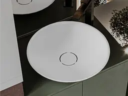 Умивальник Miraggio MARS (69125595) Miramarble, Глянцевий, Накладний, Білий - мініатюра 8