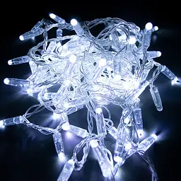 Гірлянда вулична Starlight лінійна біле світло Flash 100 LED 5 м (57272) - мініатюра 3