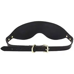 Маска на очі Zalo Blindfolds Black розкішна чорна - мініатюра 3