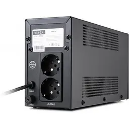 Пристрій безперебійного живлення Vinga LED 800VA metal case (VPE-800M) - мініатюра 4