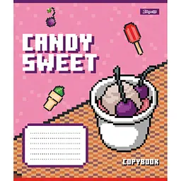 Зошит 1 вересня Candy sweet А5 12 аркушів лінія (767217), в асортименті - мініатюра 2