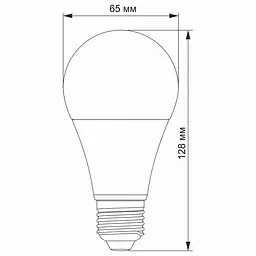 LED-лампа Titanum A65 15W E27 4100K (25381-000) - мініатюра 3
