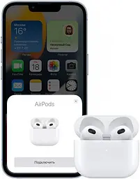 Лівий навушник Apple AirPods 3 Left (MME73/L) original [63970] - мініатюра 3