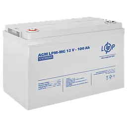 Акумулятор мультигелевий LogicPower LPM-MG 12 V - 100 Ah (LP3877) - мініатюра 2