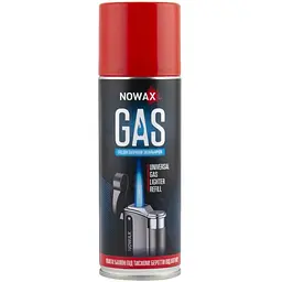 Газ Nowax для заправки всіх типів багаторазових запальничок 200 мл (NX74711)