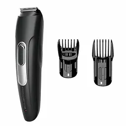 Тример Stylis Easy, для бороди і вусів, мережа+акум., насадок-2, сталь, чорний ROWENTA teh0017760 - мініатюра 2