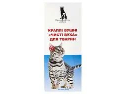 Краплі FAVORITEPETS вушні «Чисті вуха» для тварин 50мл