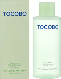 Заспокійливий тонер для обличчя з центелою Tocobo Cica Calming Aqua Toner 200 мл - мініатюра 2