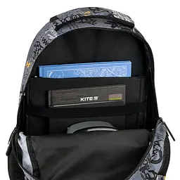 Рюкзак GoPack Education 175M-5 Free Style Сіро-чорний (GO26-175M-5) - мініатюра 14