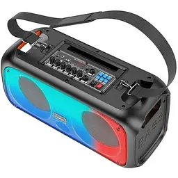 Акустика-караоке Hoco Bs54 Party wireless dual mic outdoor 2 мікрофони