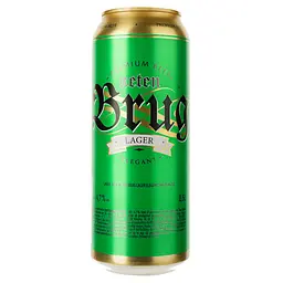 Пиво Keten Brug Lager Elegant светлое 4.7% 0.5 л ж/б