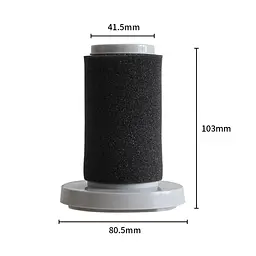 Фільтр для акумуляторного пилососу Xiaomi Deerma Stick Vacuum Cleaner Cord DX700, DX700S, JP600 - мініатюра 3