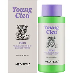 Тонік-есенція для обличчя Medi Peel Young Cica PDRN Trouble Soothing Essence Toner заспокійливий 200 мл - мініатюра 2
