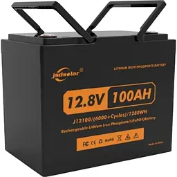 Акумулятор JSDsolar LiFePO4 12V [12.8V/100Ah/1280Wh] [JSDS12100LED] [152899] - мініатюра 5
