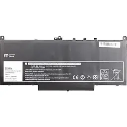 Акумулятор до ноутбука DELL Latitude E7270 (J60J5) 7.6V 7200mAh PowerPlant (NB441143)