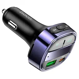 Автомобільний FM-трансмітер модулятор Bluetooth MP3 HOCO E70 PD30W+QC3.0 з функцією швидкого заряджання - мініатюра 4