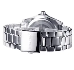 Наручний годинник чоловічий Curren Quartz Сріблястий (2336) - мініатюра 8