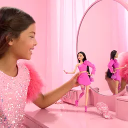 Лялька Barbie Deluxe style Barbiecore Модниця у рожевому костюмі (HYV26) - мініатюра 6