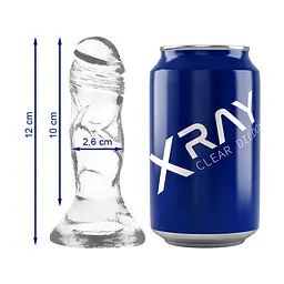 Прозорий фалоімітатор 10 х 2,6 см XRAY (Іспанія) XRay XR910136 103075 - мініатюра 3