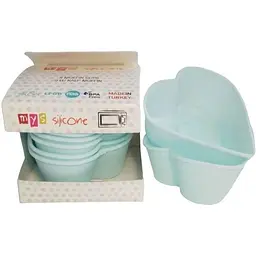 Форма силіконова Mys Silicone для випікання кексів Серце 7 см. 6 шт. (41076)