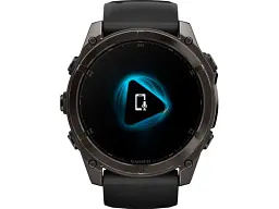 Спортивний годинник Garmin Fenix 8 51mm AMOLED Sapphire Carbon Gray DLC Titanium w. Black/Pebble Gray S. Band (010-02905-20/21) - мініатюра 11