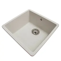 Кухонна мийка Romzha Mira U-400 Biela RO43409, Білий - мініатюра 4