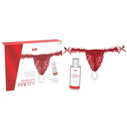 Набір Intt з трусиків та лубриканта Brazilian Panty - мініатюра 3