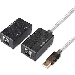 Подовжувач USB 2.0 60m Dtech DT-5015 (74-00062) - мініатюра 4